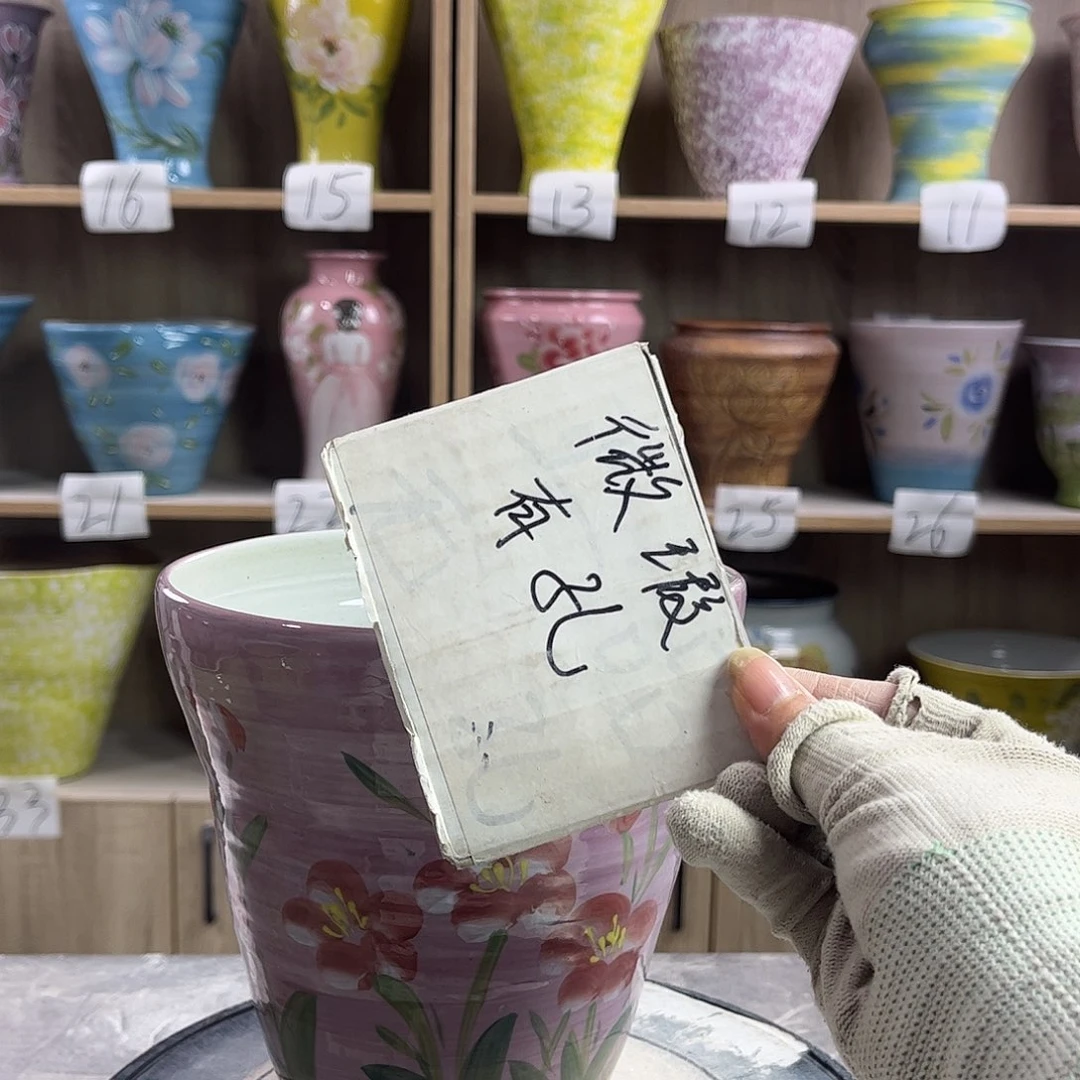 周****景德镇陶瓷花盆花盆