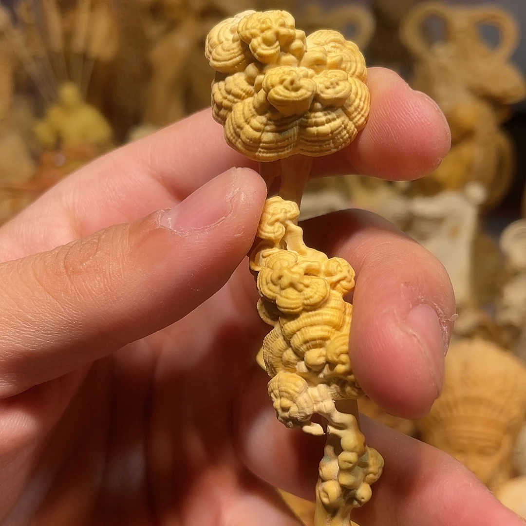 黄杨木小瑕疵如意