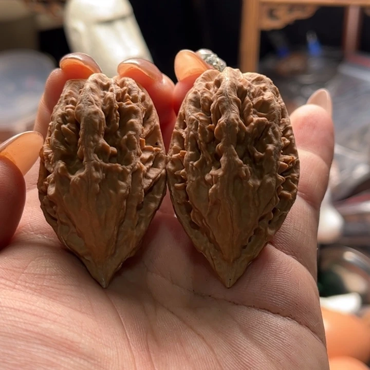 文玩核桃把件楸大胖80