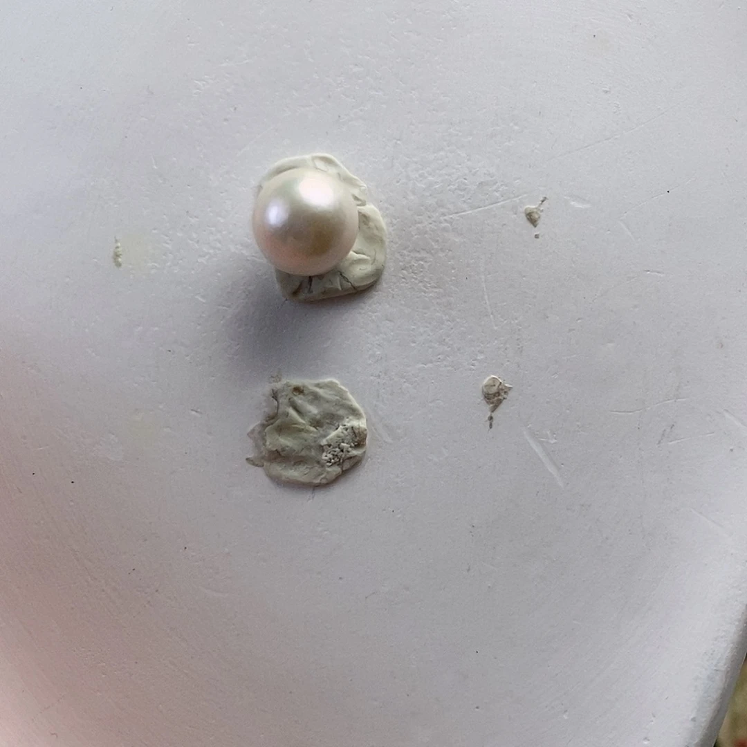 合金淡水珍珠耳饰