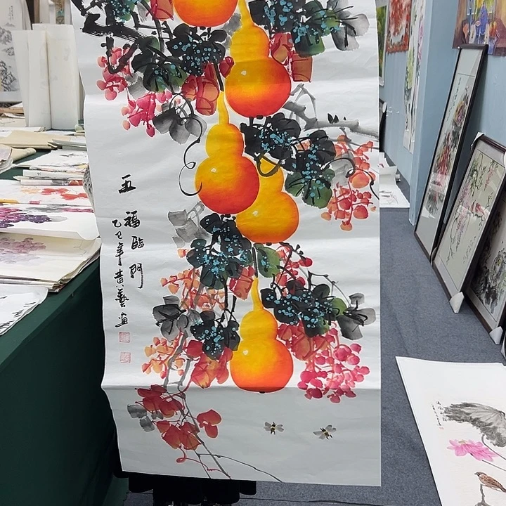 国画手绘国画大捡漏！