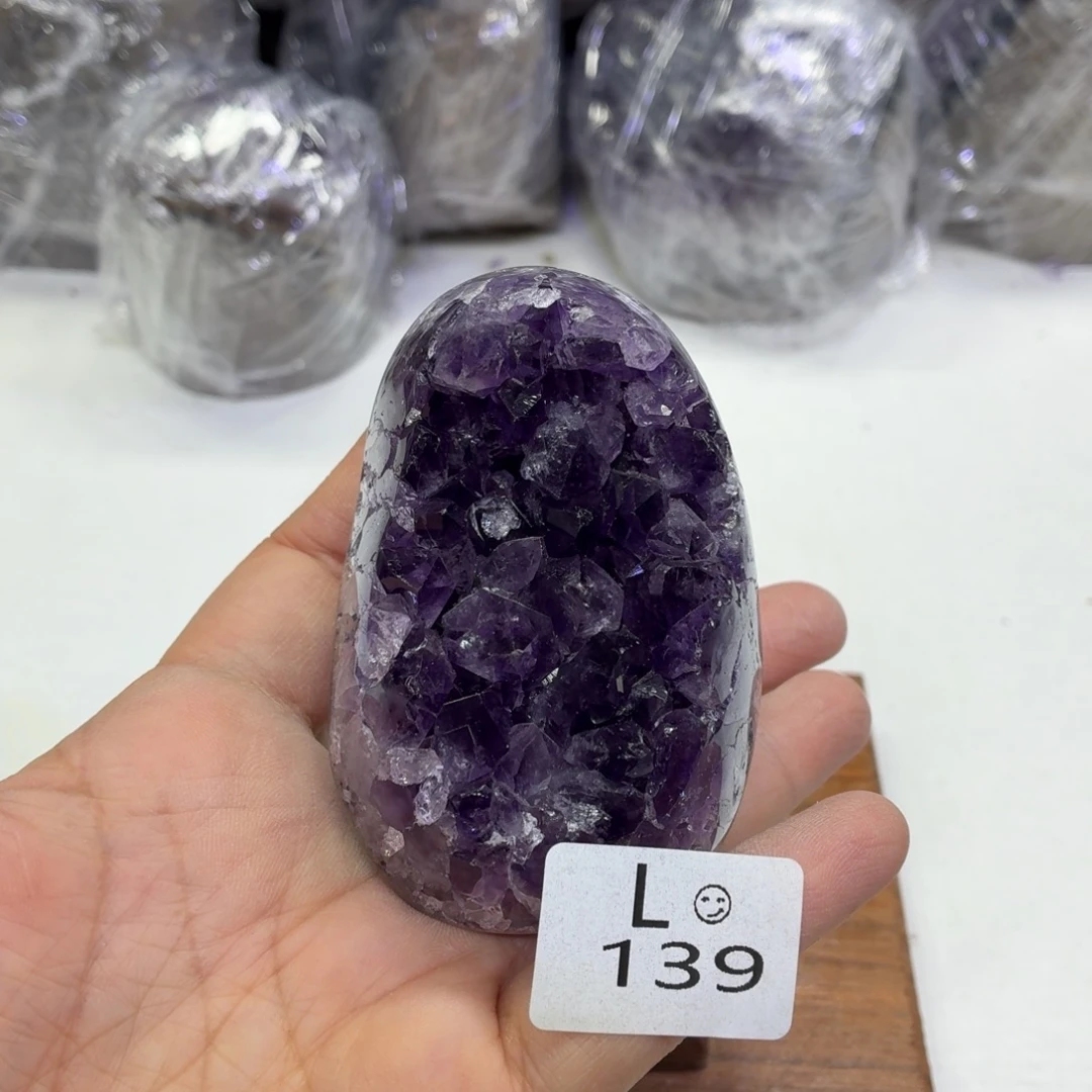 未镶嵌水晶摆件天然紫水晶