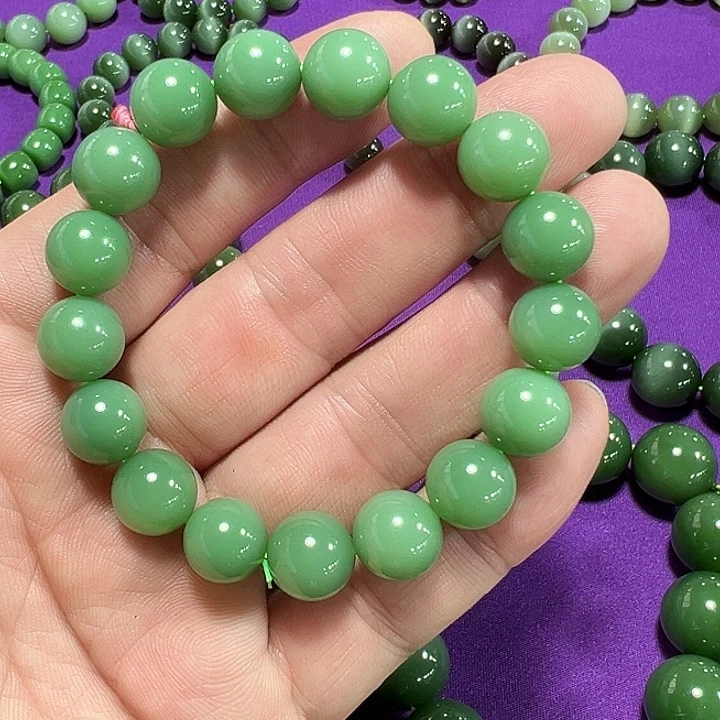 和田玉（碧玉）未镶嵌手串