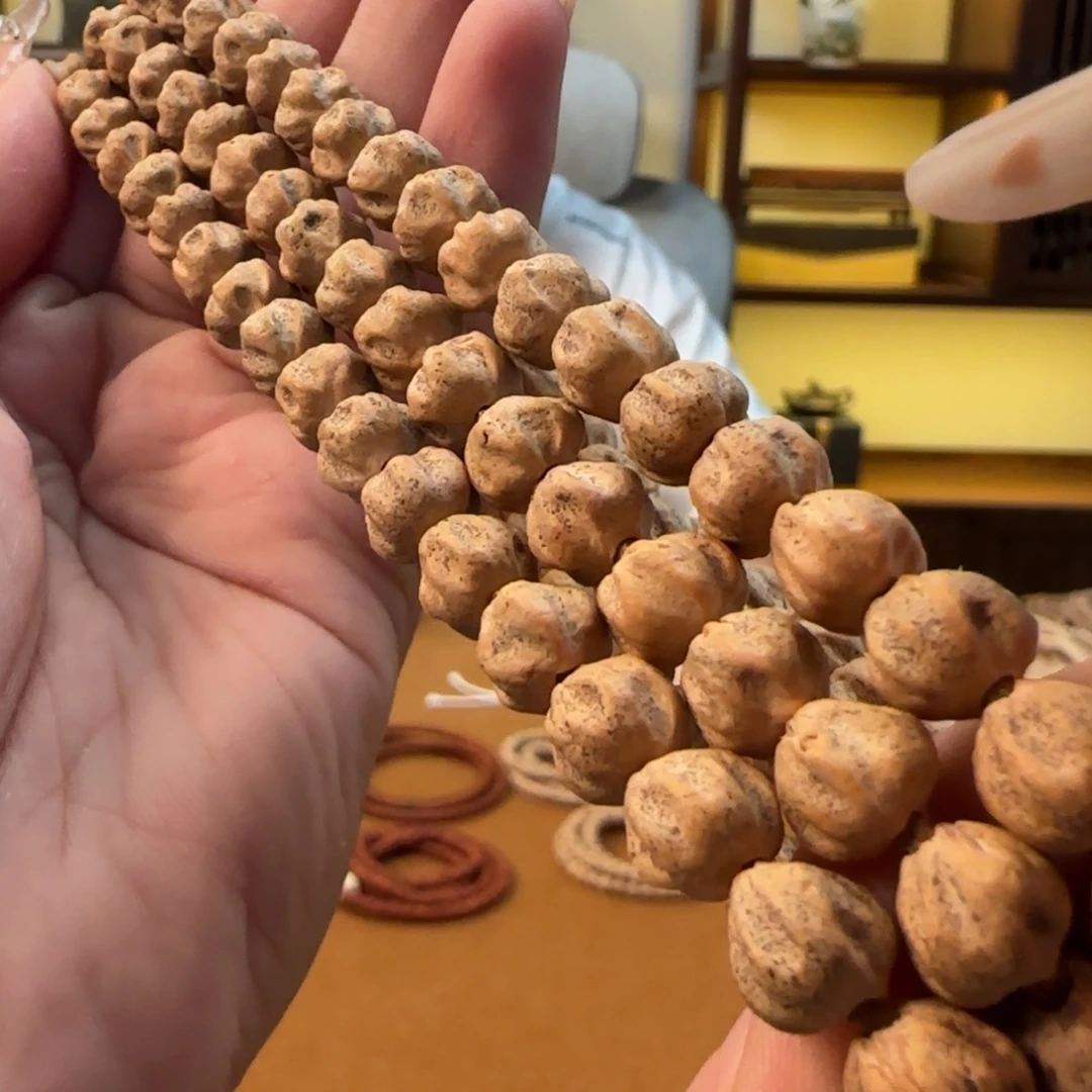 柏香籽/百香籽手串原桩莲花8