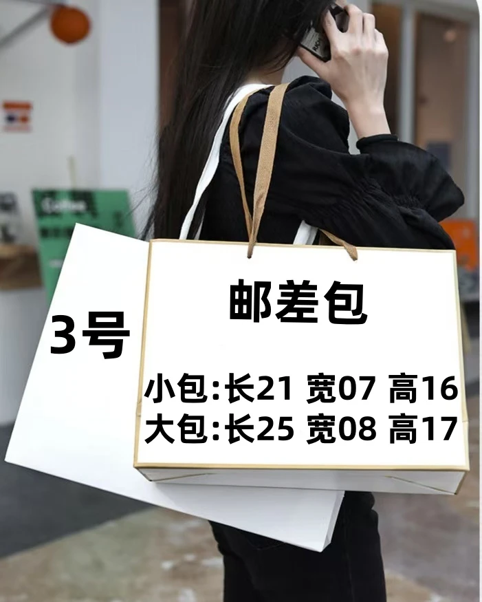 【3号】2024秋冬新款邮差包时尚轻奢休闲百搭潮流大号经典印花单肩