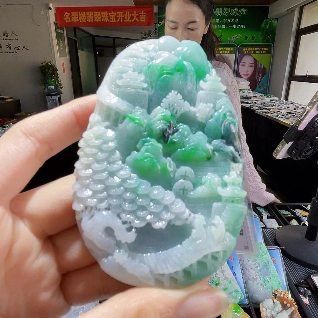 颈饰未镶嵌翡翠翡翠