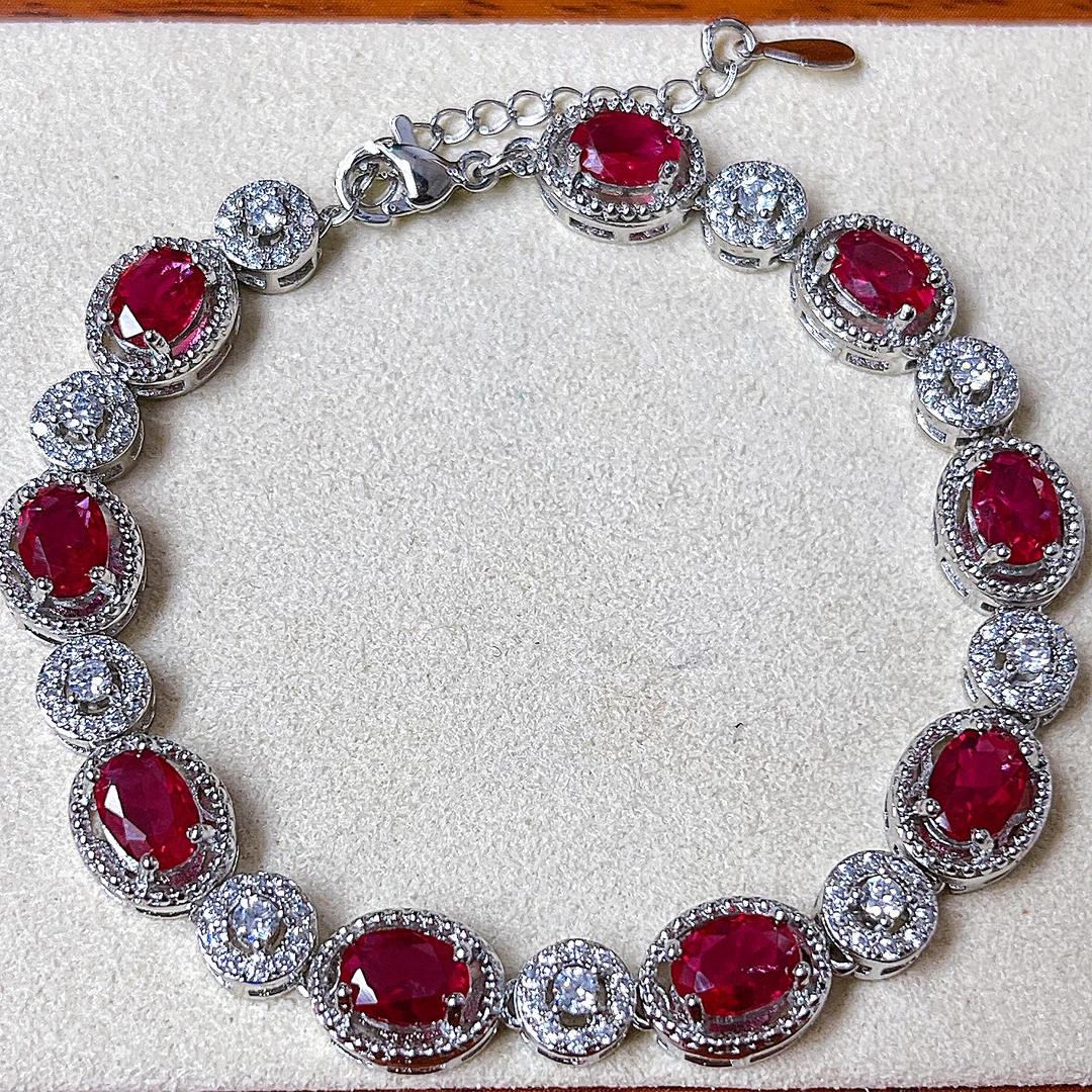 臻选手链 泰国春武里经典时尚气质百搭红色手链HF804