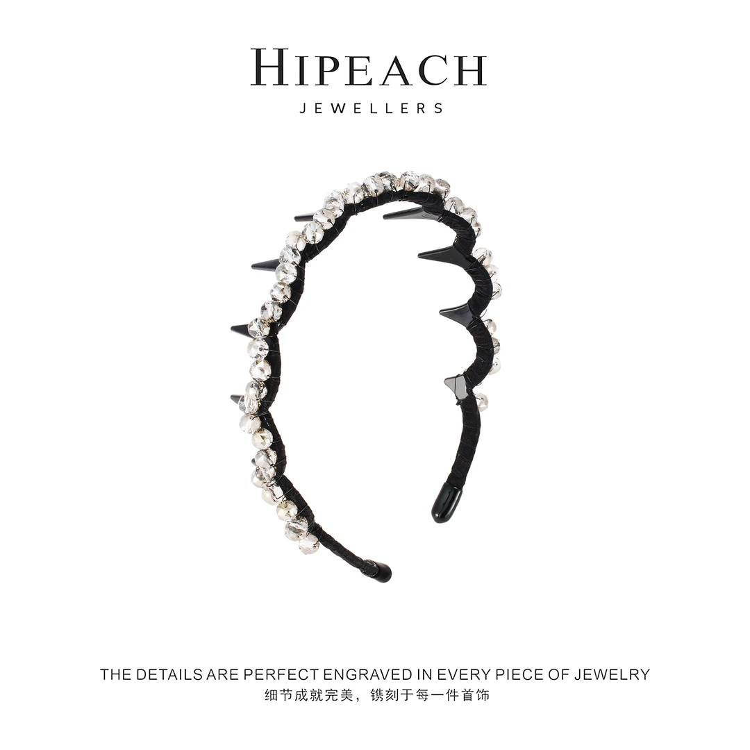 闪亮法式轻奢高颅顶发箍019-007