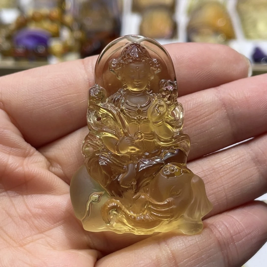 水晶颈饰未镶嵌米**鱼定制