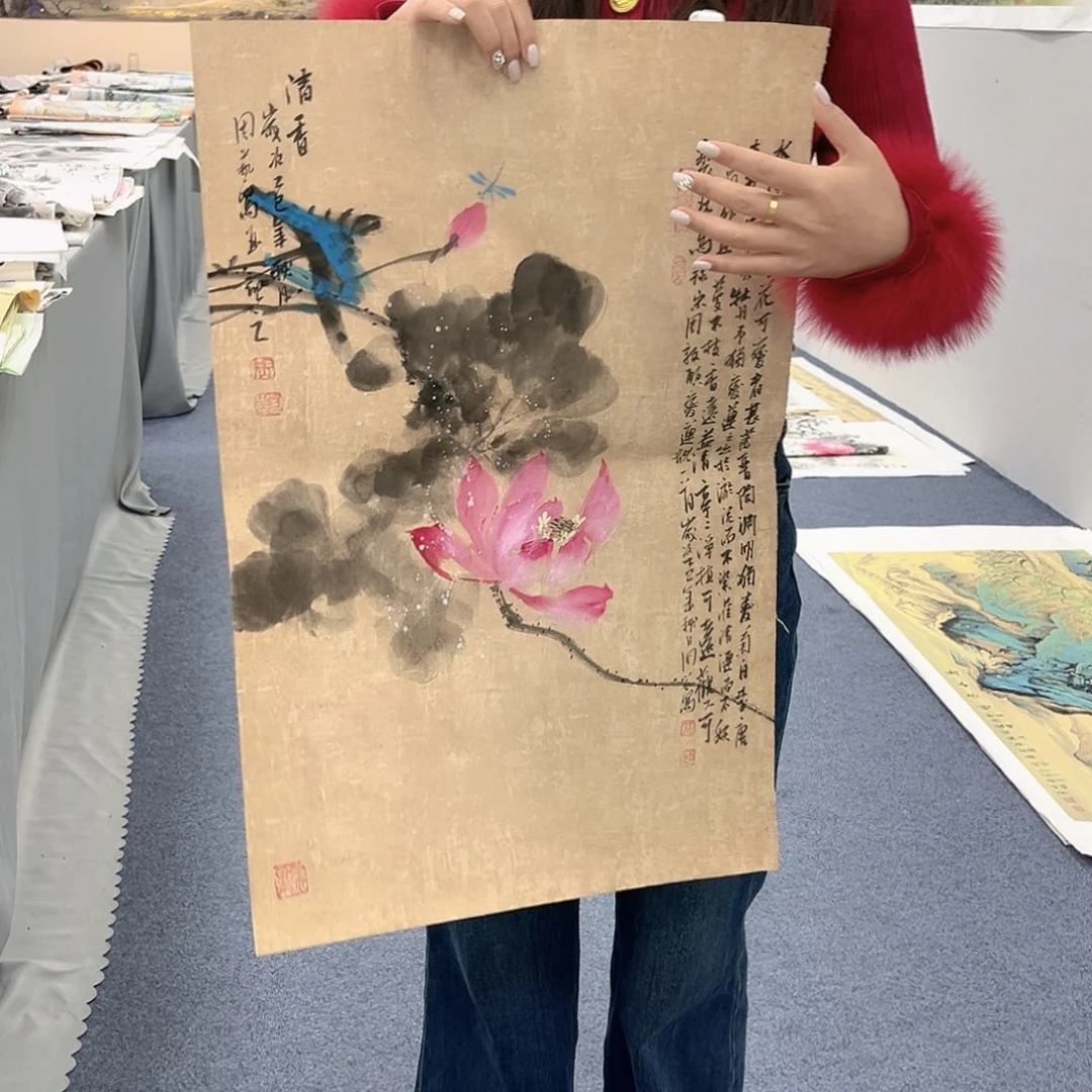 国画纯手绘字画作品