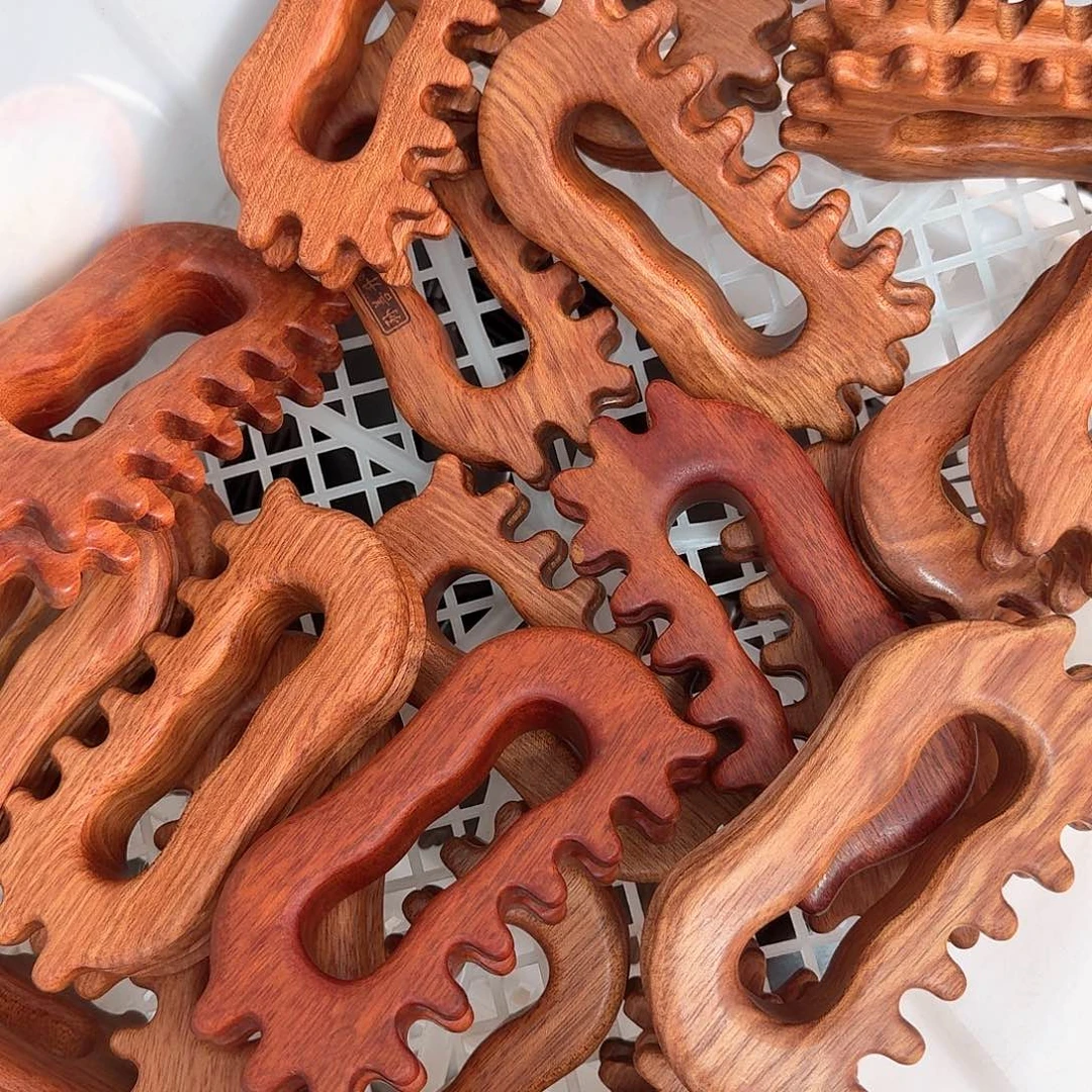 红檀木中号豆豆推板瑕疵