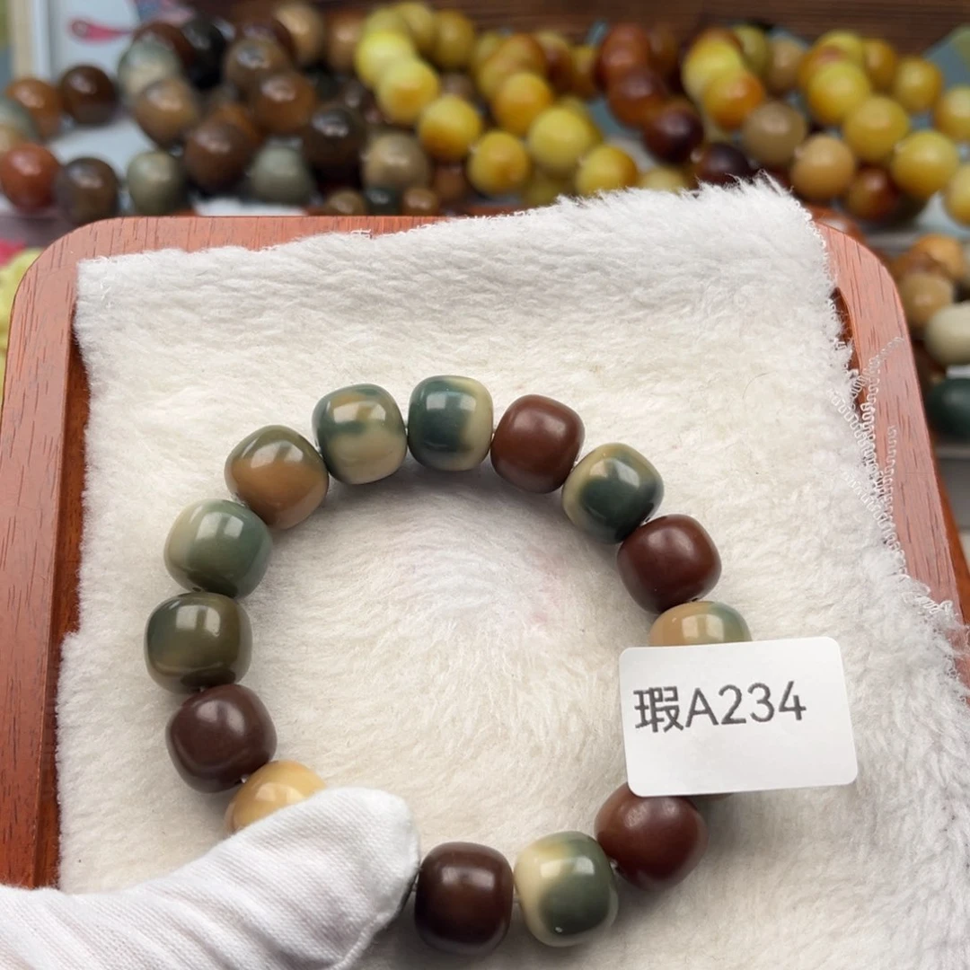 菩提根/象牙果吊坠淡*瑕A234桶珠13mm一串