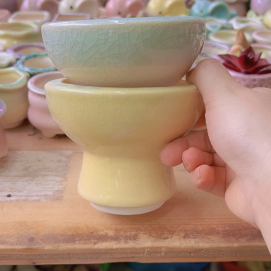 陶瓷花盆当场满12包邮