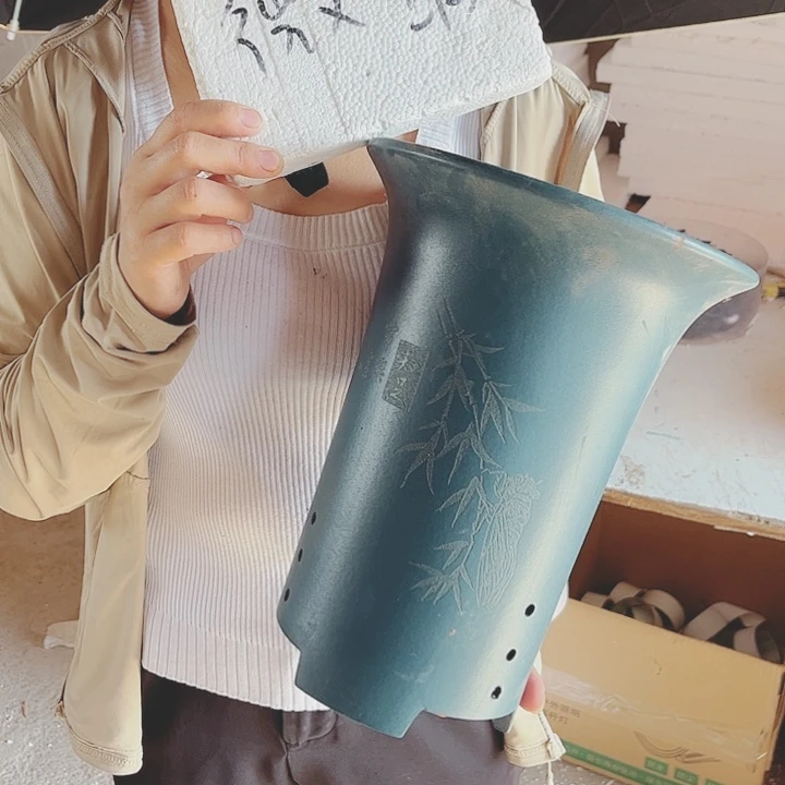 宜兴紫砂精品花盆