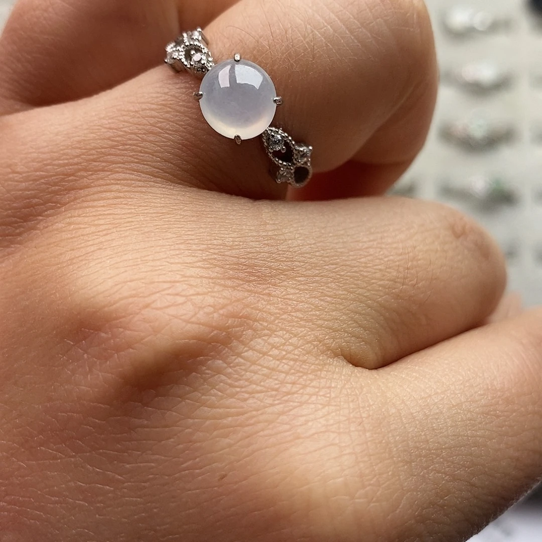 翡翠未镶嵌戒指翡翠