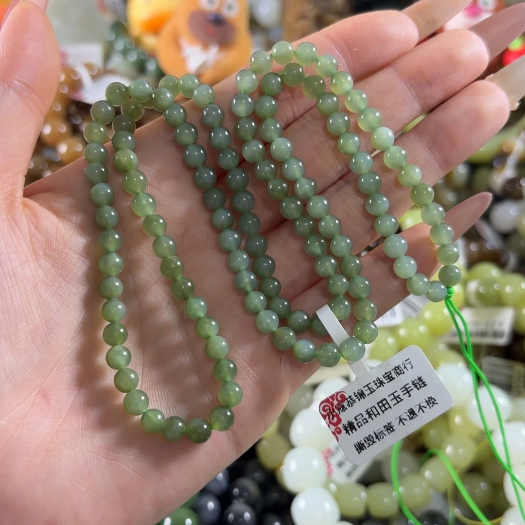 和田玉未镶嵌手链99