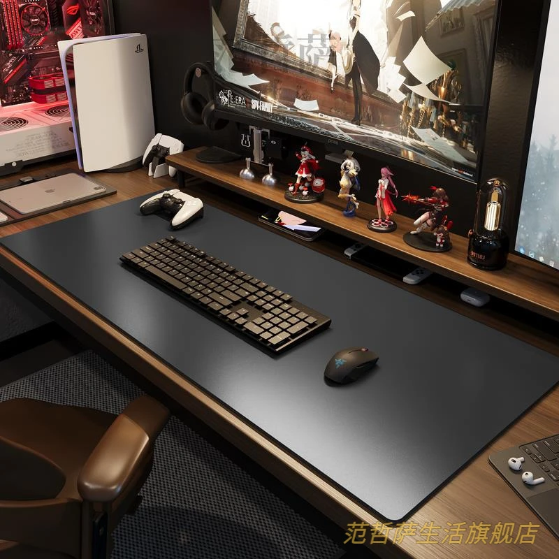 办公室电脑桌垫工位桌布键盘垫超大鼠标垫皮革桌面保护垫书桌垫子