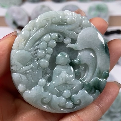 翡翠颈饰未镶嵌悟道福利