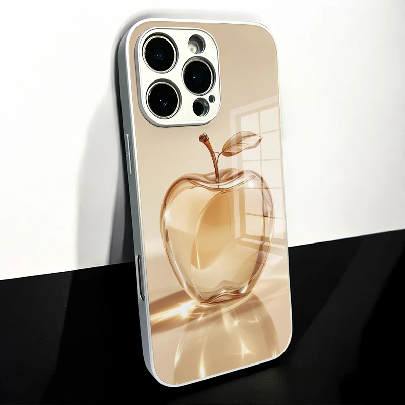 适用苹果13手机壳苹果14promax新款简约潮流15promax高颜值保护套