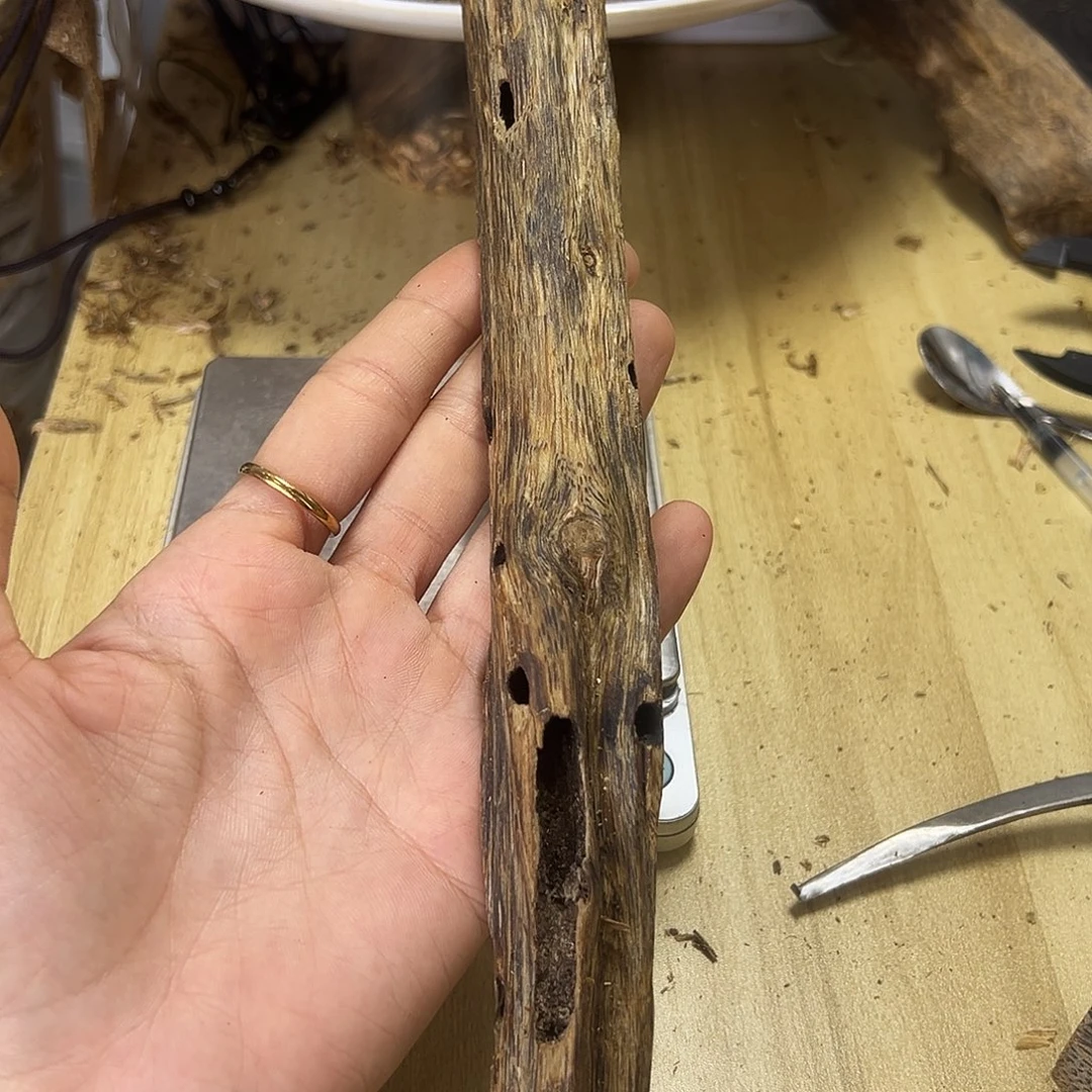 木绿奇楠虫漏原材料33克