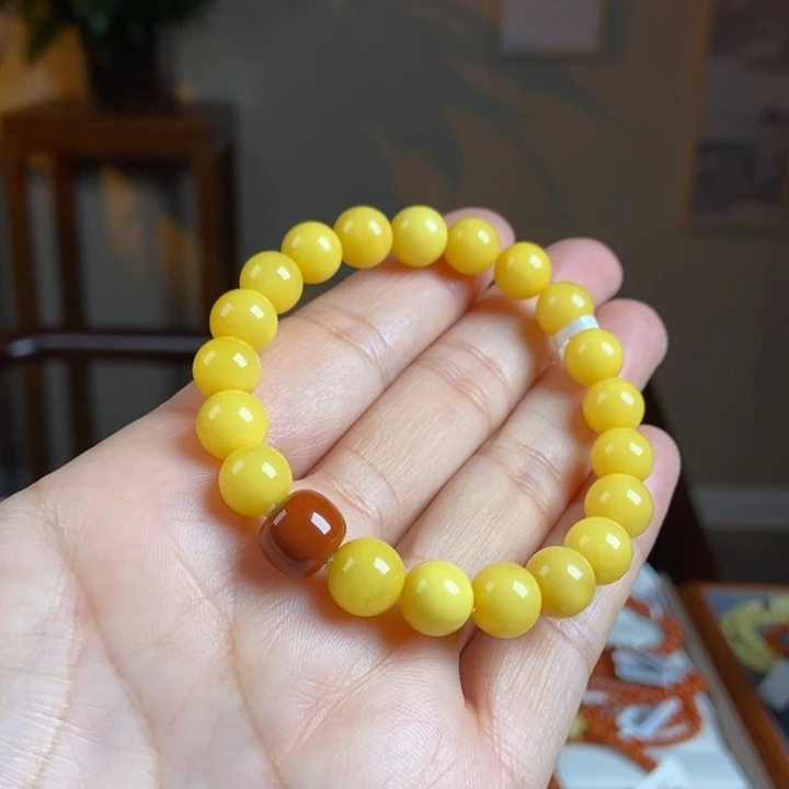 琥珀手链未镶嵌蜜蜡手串9