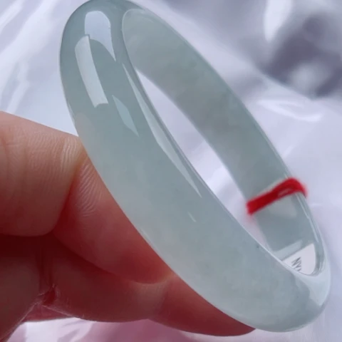 翡翠手镯未镶嵌正58.5买断不退不换