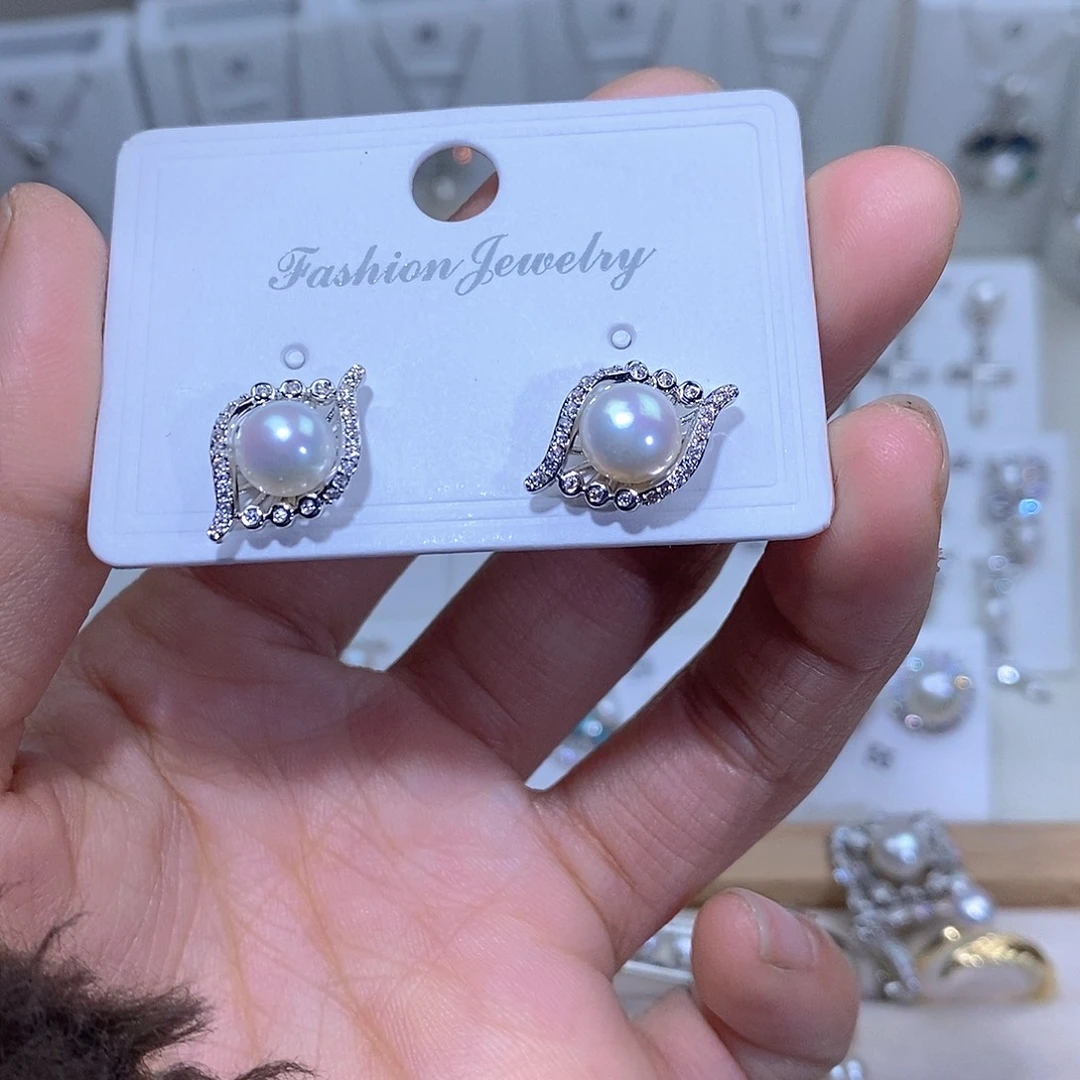 耳饰未镶嵌淡水珍珠