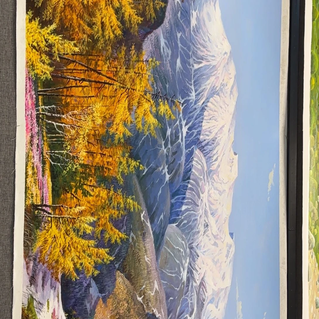 油画你在一起就好啦