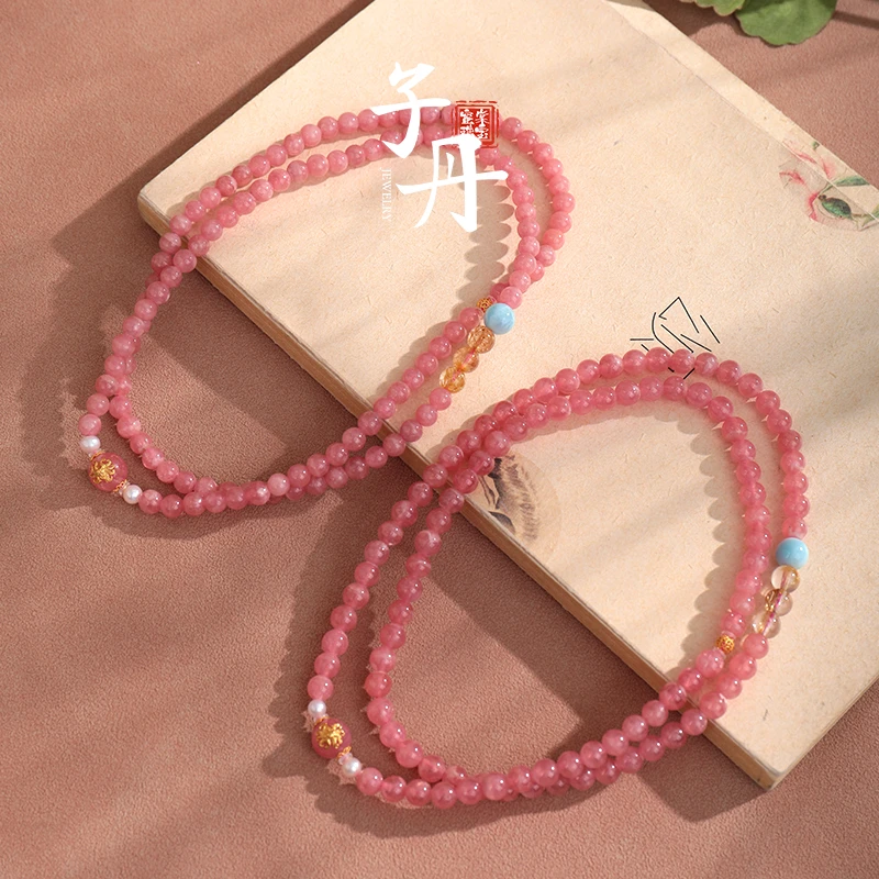 【小乔】18K红纹石DIY多圈手串(多样性发/发一条）C4-196