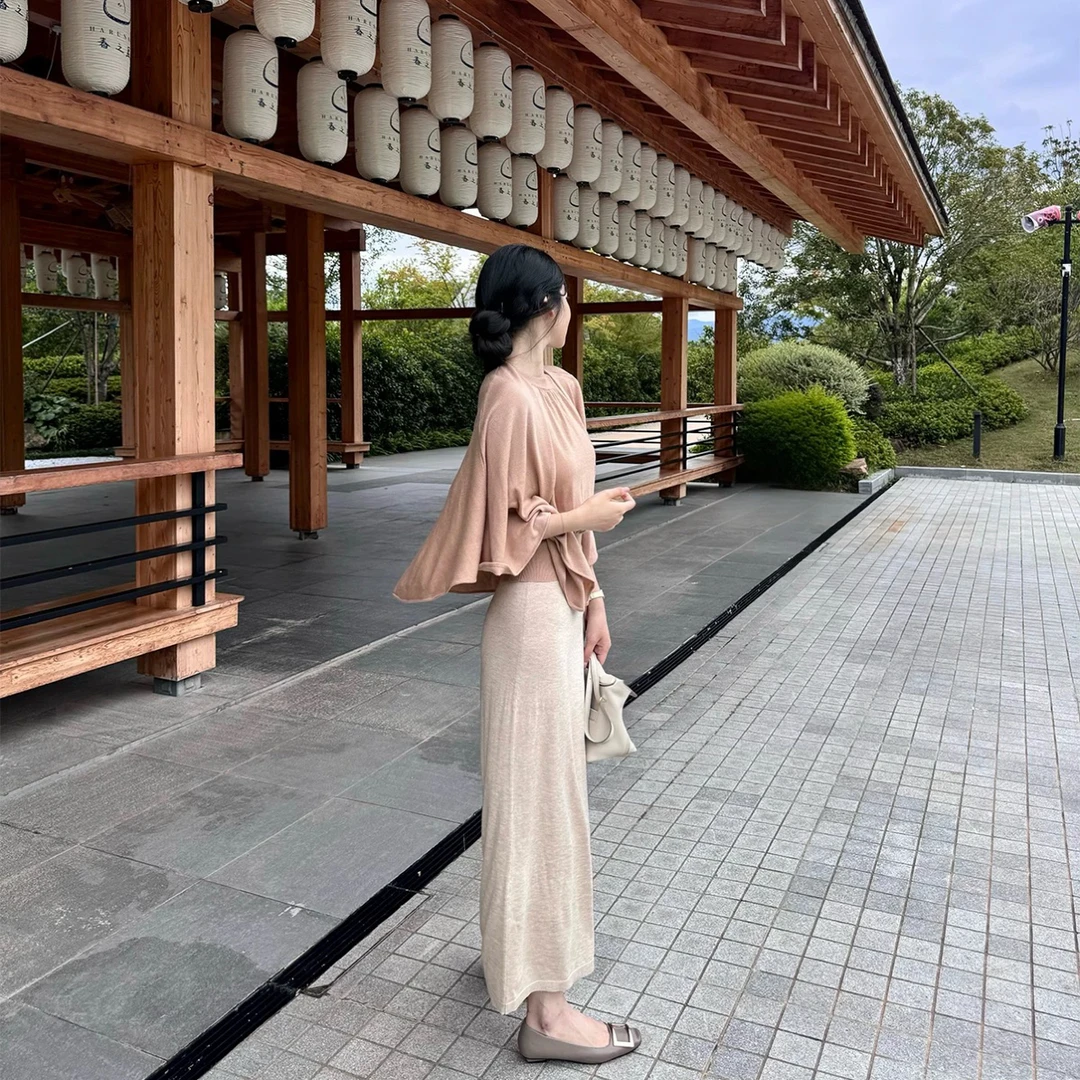 Zearzz 返场！花落的气息 针织版 办公室高级感通勤百搭披肩上衣