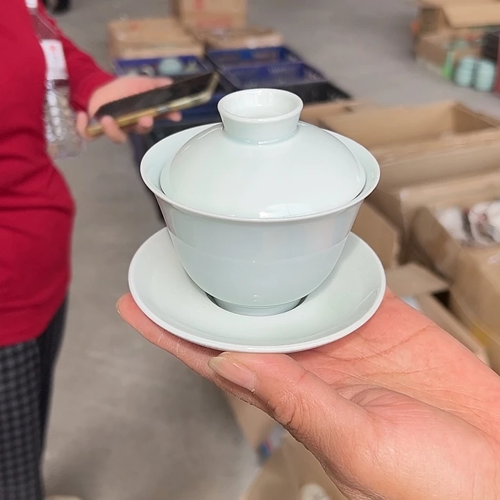 云间青瓷龙泉小米茶器