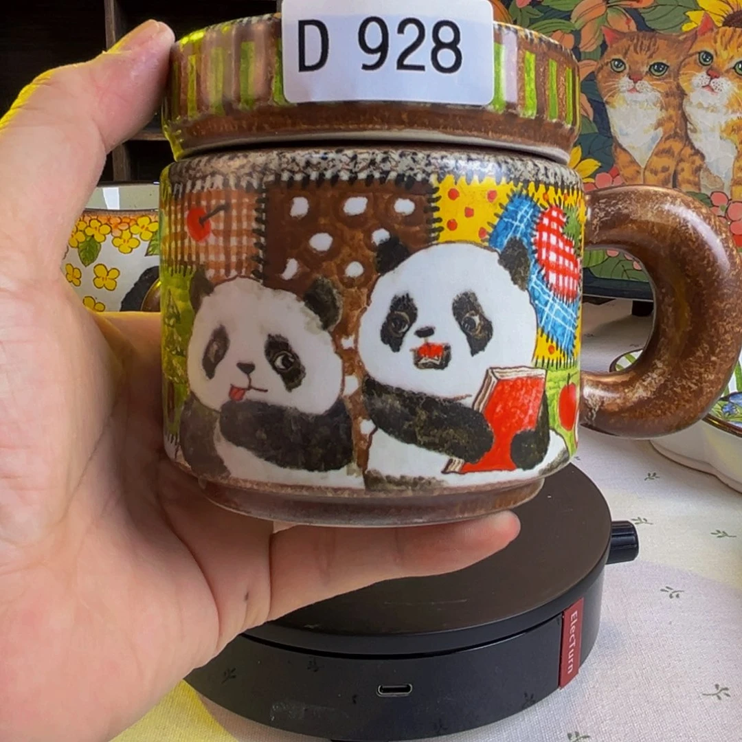 【闪购商品】摆件芥**子桃园山房高温釉下彩