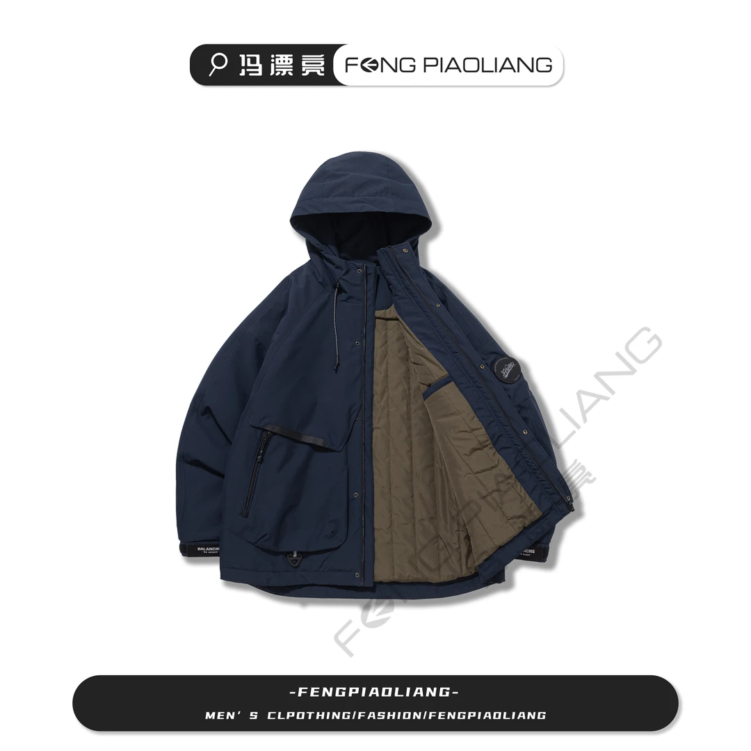 蓝【攀岩者生物绒棉衣】8820秋冬工装户外流行潮流保暖男女款