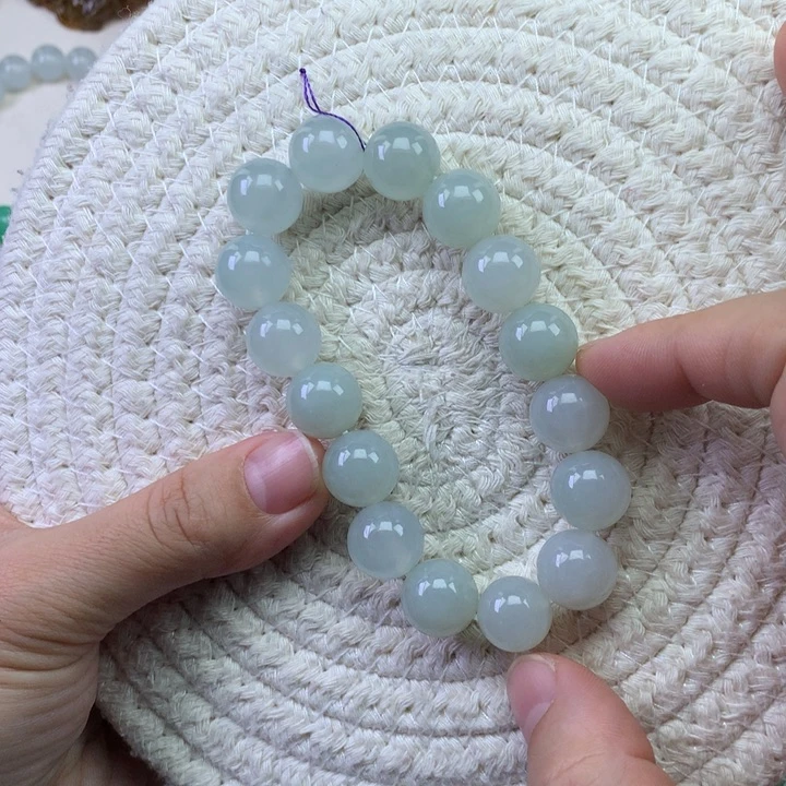 翡翠未镶嵌手串天然翡翠手串定金