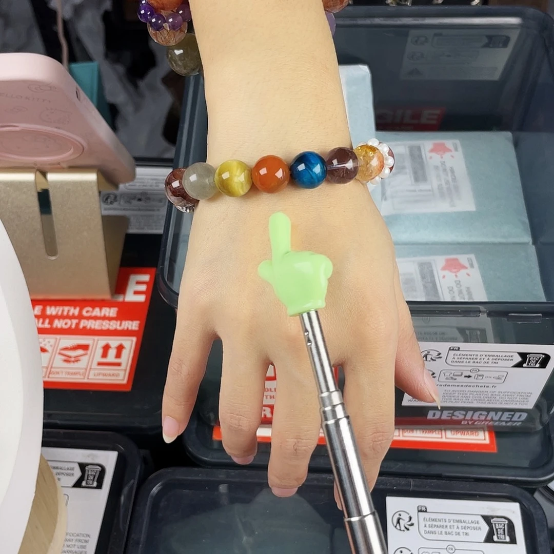 紫晶银S925镶嵌笔搁