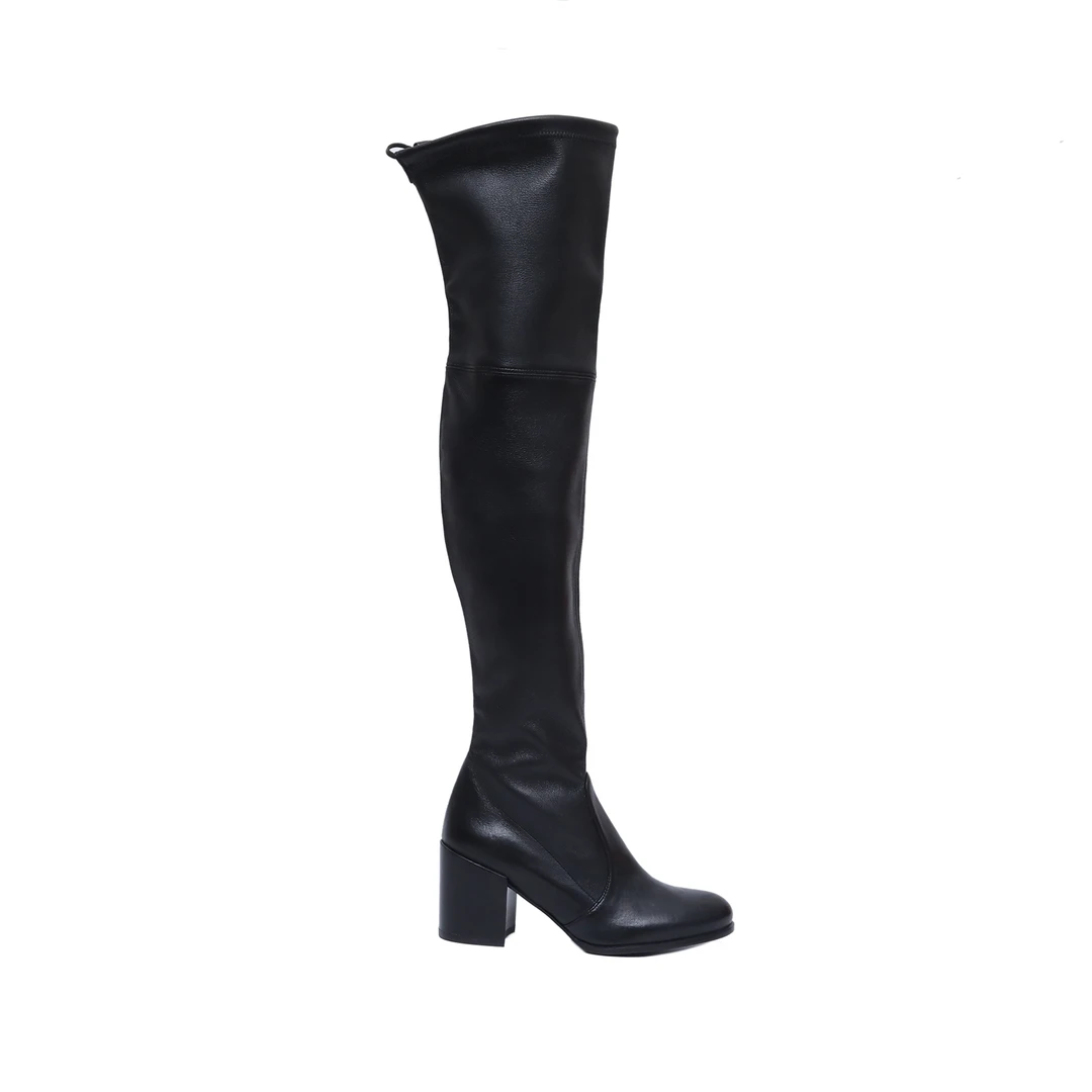 99新 StuartWeitzman 【lu】长筒靴子 黑色 35.5码 P203528267
