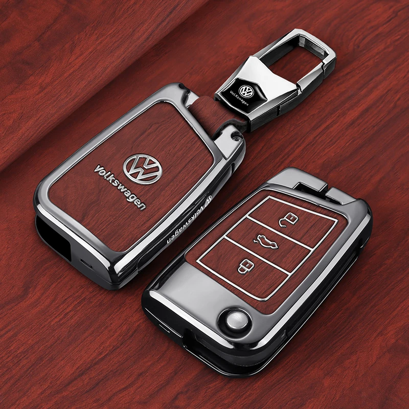 大众钥匙套迈腾帕萨特CC速腾宝来途岳探岳朗逸车途观L男探歌扣壳