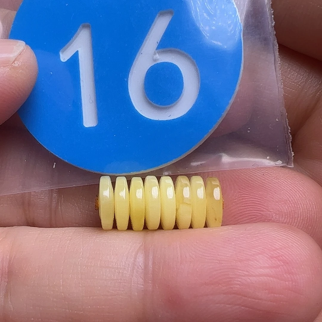 蜜蜡未镶嵌珠宝奇石7m m