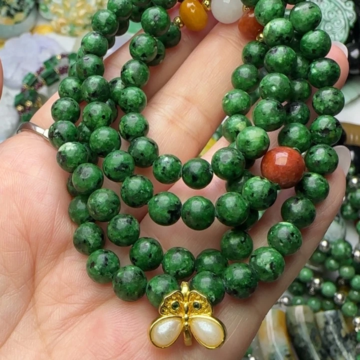 翡翠未镶嵌颈饰天然A货358