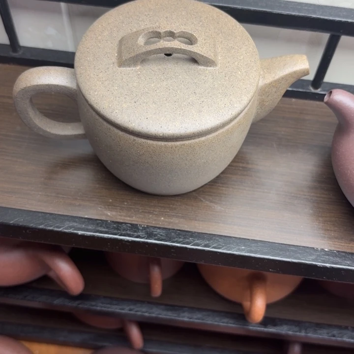 茶壶紫砂原矿半手工还原烧汉瓦300cc