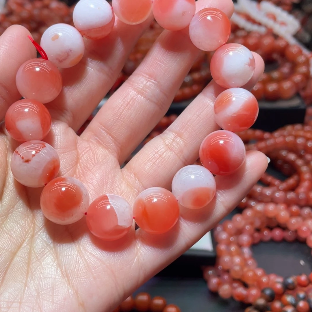 南红玛瑙手链未镶嵌