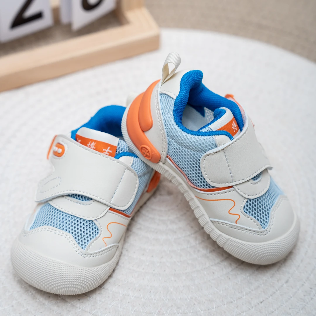 【12小时】魔术贴透气夏季镂空休闲风学步鞋帆布鞋板鞋软底机能鞋