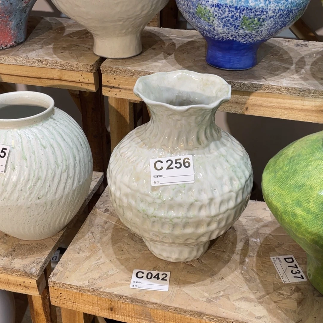 白泥花瓶景德镇陶瓷高度