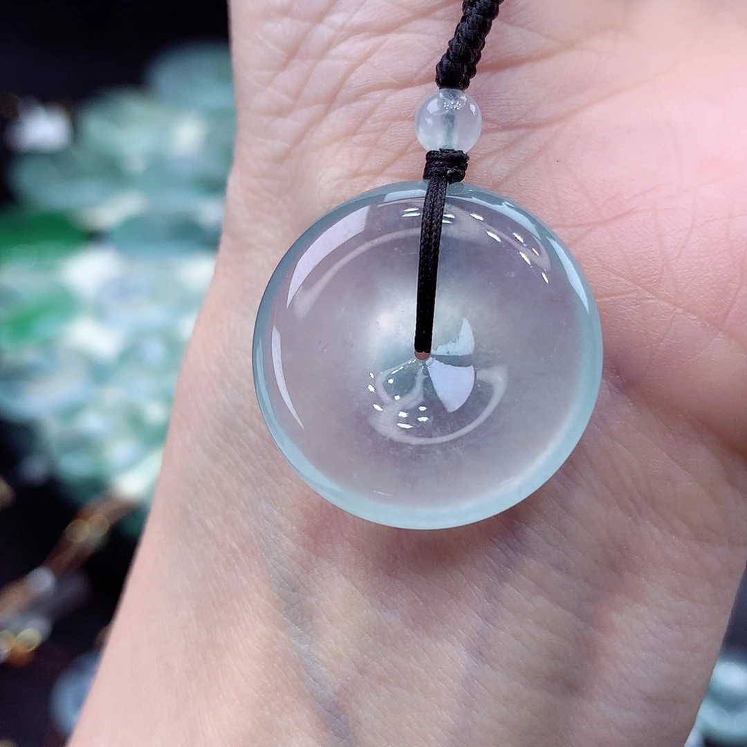 颈饰未镶嵌翡翠编号57尺寸25.5-6.5