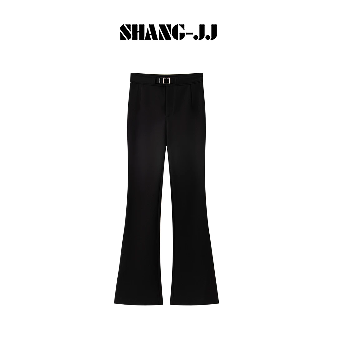 SHANG-JJ【银标微喇】25ss锦纶混纺高密面料轻盈舒适裤子q133595p
