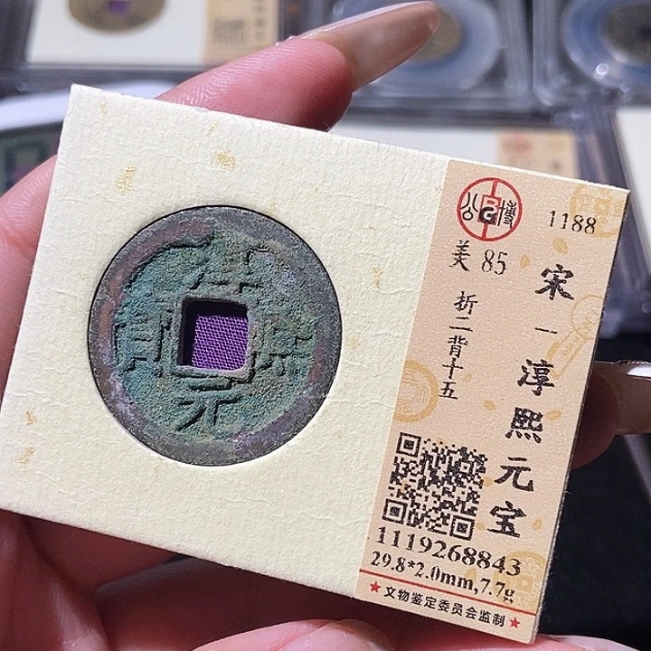 铜觅泉评价古钱币一枚 轩轩