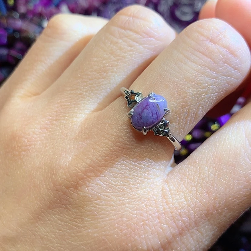 【闪购商品】苏纪石（舒俱来）戒指银S925镶嵌