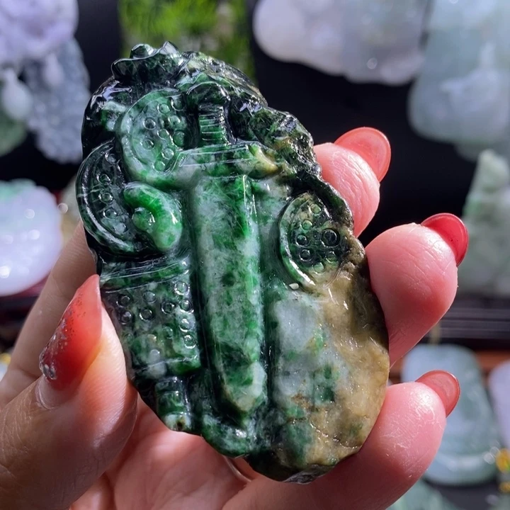 【闪购商品】颈饰未镶嵌翡翠八破