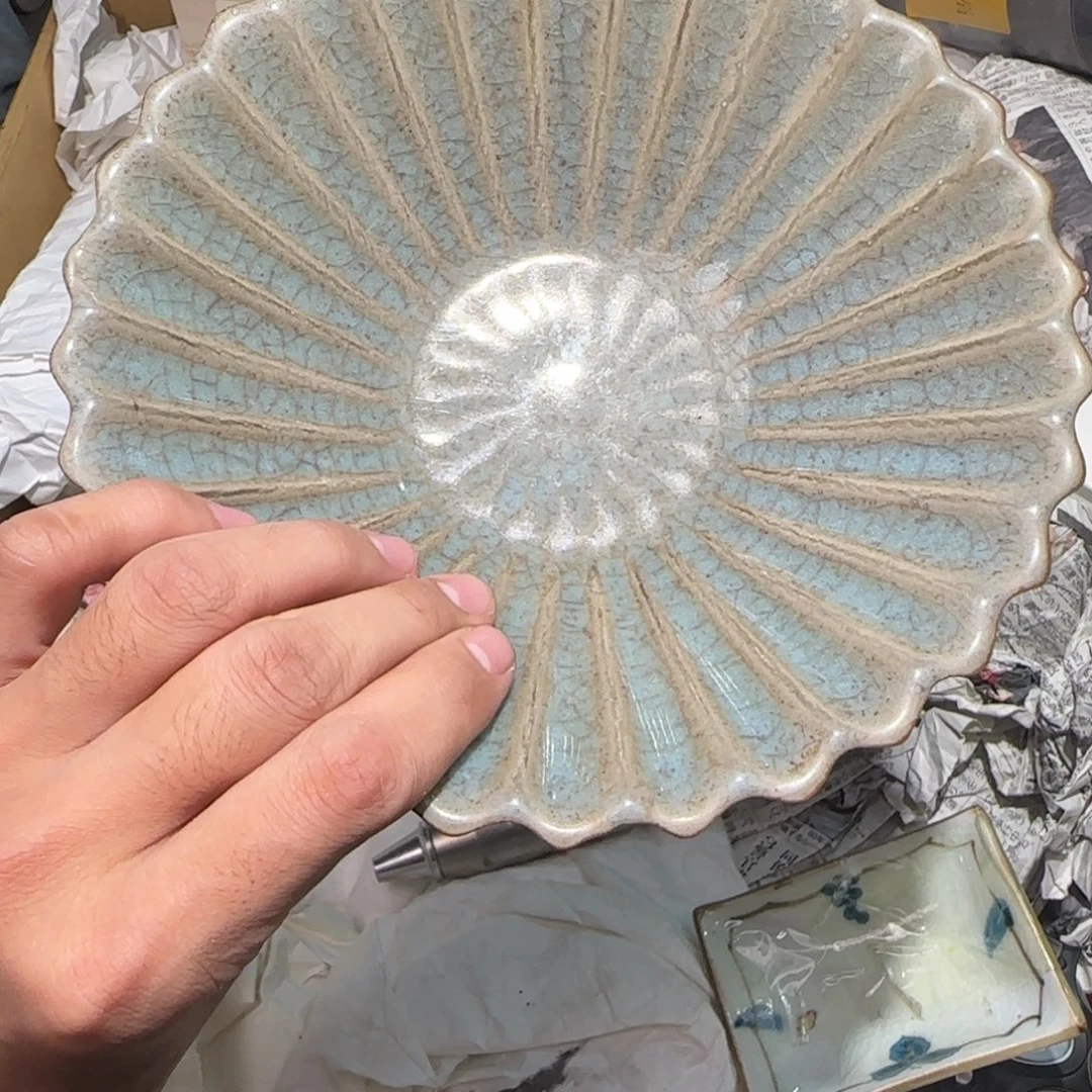 陶瓷孤品单件车里拍紫砂