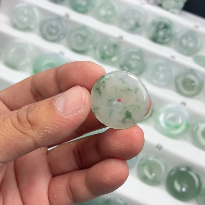 翡翠未镶嵌颈饰缅甸天然A货翡翠27.5-5.2